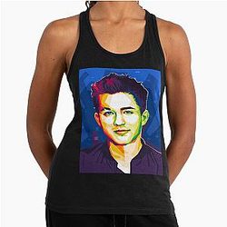 Music - Charlie Puth Racerback Tank