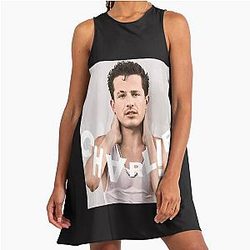 Music by Charlie Puth A Line Dress