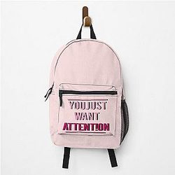Attention Charlie Puth Backpack