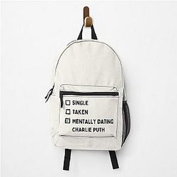 Mentally Dating Charlie Puth Backpack