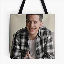 Music - Charlie Puth All Over Print Tote Bag