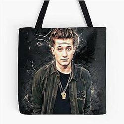 Music Charlie Puth All Over Print Tote Bag