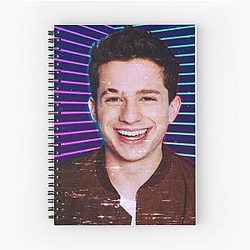 Music by Charlie Puth Spiral Notebook