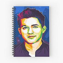 Music Spiral Notebook by Charlie Puth
