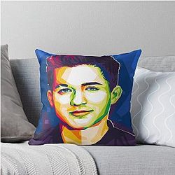 Music by Charlie Puth Throw Pillow