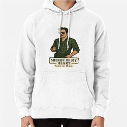 Charlie Swan Sheriff of My Heart Sticker Pullover Hoodie
