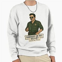 Charlie Swan - Sheriff of My Heart Sticker Sweatshirt