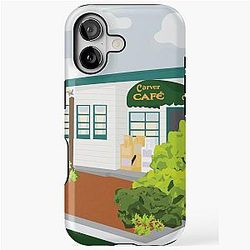 Twilight Carver Cafe Fanart Charlie Swan iPhone Case