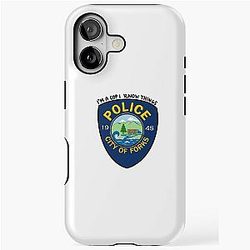 Twilight Charlie Swan Police Badge iPhone Tough Case