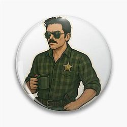 Charlie Swan - Sheriff of My Heart Pin