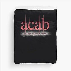 ACAB! except Charlie Swan Duvet Cover
