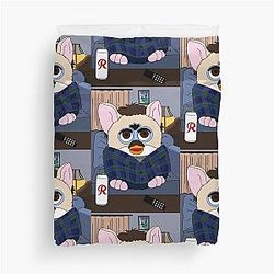 Furby Twilight Charley Swan Duvet Cover