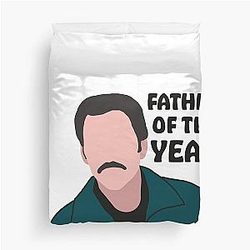 Charlie Swan Father of the Year Duvet Cover