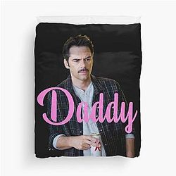 Daddy Swan Twilight Charlie Swan Team Charlie Duvet Cover