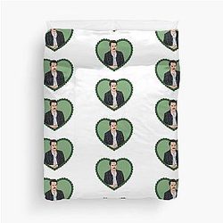 Charlie Swan Twilight Love Heart Duvet Cover