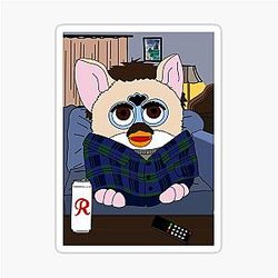 Furby Charlie Swan Sticker