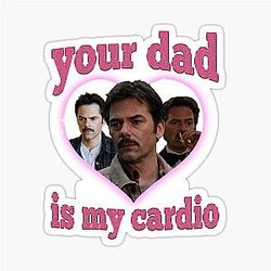 Your Dad is my Charlie Swan Twilight Sticker