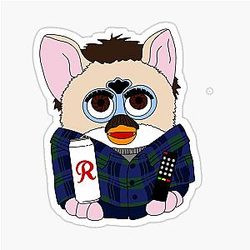 Furby Twilight Charlie Swan Sticker