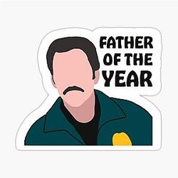 Charlie Swan Father of the Year Sticker