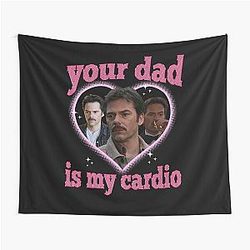 Your Dad is my Cardio Charlie Twilight Tapestry