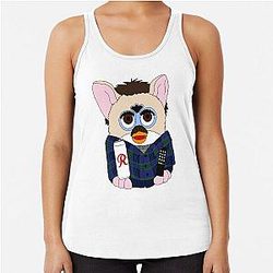 Furby Twilight Charlie Swan Racerback Tank Top