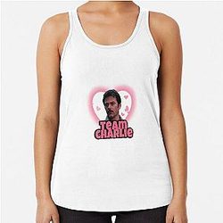 Team Charlie Swan Racerback Tank Top