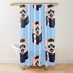 Furby Twilight Charlie Swan Shower Curtain