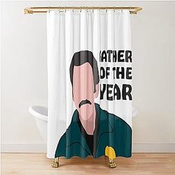 Charlie Swan Father of the Year Shower Curtain