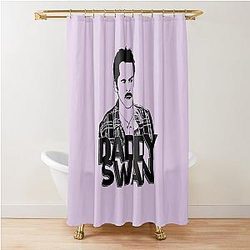 Charlie Swan Daddy Shower Curtain