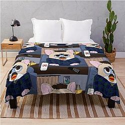 Furry Twilight Charlie Swan Throw Blanket