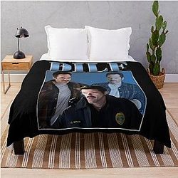 DILF Charlie Swan Throw Blanket