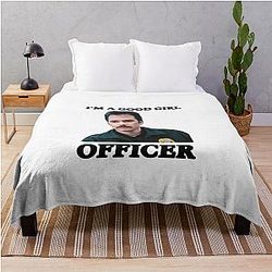 Charlie Swan Throw Blanket