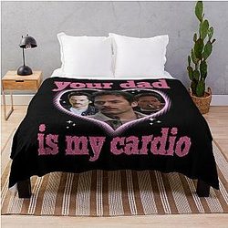 Your Dad is my Charlie Swan Twilight Throw Blanket