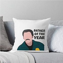 Charlie Swan Father of the Year Throw Pillow