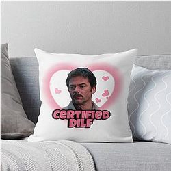 Charlie Swan DILF Throw Pillow