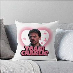 Charlie Swan Throw Pillow
