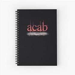 ACAB except Charlie Swan Spiral Notebook