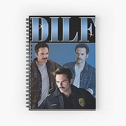 DILF Charlie Swan Spiral Notebook