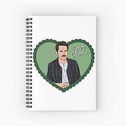 Team Charlie Swan Love Twilight Spiral Notebook
