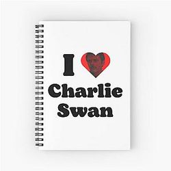 I Love Charlie Swan Notebook