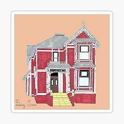 Charmed House Sticker