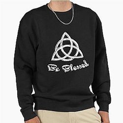 Be Charmed Sign Triquetra Witches Knot Pullover Sweatshirt
