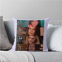 Charmed Sisterhood – Lessons from Prue, Piper and Paige Throw Pillow