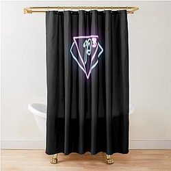 Charmed P3 Club Neon Shower Curtain