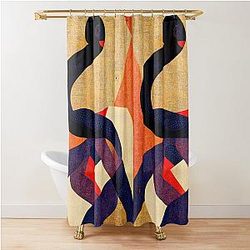 Snake Charmed Shower Curtain