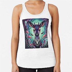 Skull Charmed Racerback Tank Top