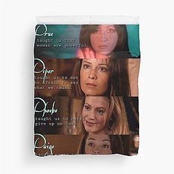 Charmed Sisterhood - Lessons from Prue, Piper & Paige Duvet Cover