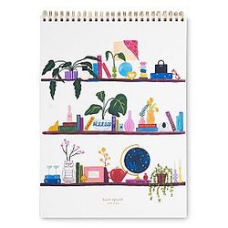 Kate Spade New York Large College Ruled Notebook with 160 Pages Writing Pad Charmed Library