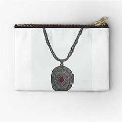 Melinda Warren's necklace charmed zipper pouch