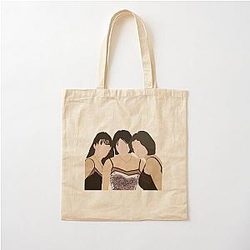 Charmed Season 1 Prue and Phoebe Cotton Tote Bag